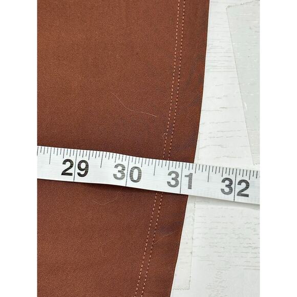 Girlfriend Collective Bianca One Shoulder Dress Brown Compressive Activewear M - Picture 7 of 7